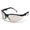 Mcr Safety Klondike (KD3), Safety Glasses, Anti-Fog, I/O Clear Mirror Lens, Black Frame, Half Frame KD319AF - alternate 1