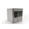 Porta-King 4-Wall Modular In-Plant Office, 8 ft H, 8 ft W, 8 ft D, Gray VK1STL 8'x8' 4-Wall - alternate 7