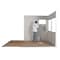 Porta-King 4-Wall Modular In-Plant Office, 8 ft H, 8 ft W, 8 ft D, Gray VK1STL 8'x8' 4-Wall - alternate 2