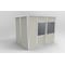 Porta-King 4-Wall Modular In-Plant Office, 8 ft H, 10 ft W, 8 ft D, Gray VK1STL 8'x10' 4-Wall - alternate 3
