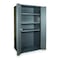 Durham Mfg Shelving Storage Cabinet, 72 in H, 36 in W, 24 in D, Swing, Padlock Hasp, Gray, 3 Shelves, 0 Drawers 3951-3S-95 - alternate 1