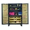 Durham Mfg Extra-Heavy Duty Bin Cabinet, 48 in W, 78 in H, 24" D, 137 Bins JC-137-3S-95 - alternate 1