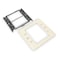 Legrand Device Plate, Ivory, Steel, Plates V4047C-2 - alternate 1