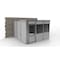 Porta-King 3-Wall Modular In-Plant Office, 8 ft H, 12 ft W, 12 ft D, Gray VK1DW 12'x12' 3-Wall - alternate 2