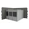 Porta-King 2-Wall Modular In-Plant Office, 8 ft H, 12 ft W, 12 ft D, Gray VK1DW 12'x12' 2-Wall - alternate 3
