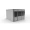 Porta-King 4-Wall Modular In-Plant Office, 8 ft H, 12 ft W, 12 ft D, Gray VK1DW 12'x12' 4-Wall - alternate 3