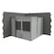 Porta-King 2-Wall Modular In-Plant Office, 8 ft H, 10 ft W, 10 ft D, Gray VK1DW 10'x10' 2-Wall - alternate 2