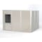 Porta-King 4-Wall Modular In-Plant Office, 8 ft H, 12 ft W, 10 ft D, Gray VK1DW 10'x12' 4-Wall - alternate 1