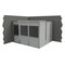 Porta-King 2-Wall Modular In-Plant Office, 8 ft H, 12 ft W, 10 ft D, Gray VK1DW 10'x12' 2-Wall - alternate 2