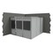 Porta-King 2-Wall Modular In-Plant Office, 8 ft H, 12 ft W, 12 ft D, Gray VK1STL 12'x12' 2-Wall - alternate 2