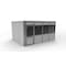 Porta-King 4-Wall Modular In-Plant Office, 8 ft H, 16 ft W, 12 ft D, Gray VK1DW 12'x16' 4-Wall - alternate 2