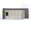 Porta-King 2-Wall Modular In-Plant Office, 8 ft H, 16 ft W, 12 ft D, Gray VK1DW 12'x16' 2-Wall - alternate 1