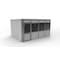 Porta-King 4-Wall Modular In-Plant Office, 8 ft H, 16 ft W, 12 ft D, Gray VK1STL 12'x16' 4-Wall - alternate 2