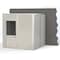 Porta-King 3-Wall Modular In-Plant Office, 8 ft H, 8 ft W, 8 ft D, Gray VK1DW 8'x8' 3-Wall - alternate 1