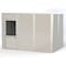 Porta-King 4-Wall Modular In-Plant Office, 8 ft H, 12 ft W, 8 ft D, Gray VK1STL 8'x12' 4-Wall - alternate 1