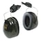 3M Peltor Peltor Optime 101 Hard Hat-Mounted Earmuffs, Passive Protection, NRR 24 dB, Foam, Black/Green H7P3E - alternate 2