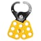 Brady Lockout Hasp, Yellow, Steel, 6 Max. No. of Padlocks, 47/100 in Max. Shackle Dia. T220 - alternate 1