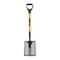 Seymour Midwest Square Point Mud/Sifting Shovel, 14 ga #2 Blade, Steel Blade, Forward Turn Step, 29 in L Yellow 49503GR - alternate 1