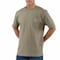 Carhartt Men's T-Shirt, 100% Cotton, Pullover, 1 Pocket(s), Tan, S K87-DES SML REG - alternate 3