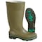 Honeywell Servus Rubber Boots, Plain Toe, Defined Heel, Waterproof, Oil Resistant Sole, Olive, Size 10 75120/10 - alternate 2