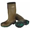 Honeywell Servus Rubber Boots, Plain Toe, Defined Heel, Waterproof, Oil Resistant Sole, Olive, Size 10 75120/10 - alternate 1