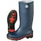 Honeywell Servus MAX Plain-Toe Women's Work Boots, PVC, Chemical-Resistant, 15 in H, Navy/Red/Black, Size 5, 1 Pair 75126/5 - alternate 4