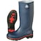 Honeywell Servus MAX Plain-Toe Women's Work Boots, PVC, Chemical-Resistant, 15 in H, Navy/Red/Black, Size 5, 1 Pair 75126/5 - alternate 5