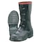Ranger Overboots, Plain Toe, Natural Rubber, 15 in Height, Buckles Closure, Ribbed Sole, Black/Red, 12 T369/12 - alternate 2