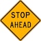 Lyle Stop Ahead Traffic Sign, 24 in H, 24 in W, Aluminum, Diamond, English, LW3-1A-24HA LW3-1A-24HA - alternate 2