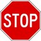 Lyle Stop Sign, 36" W, 36" H, Aluminum, Red R1-1-36HA - alternate 2