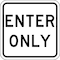 Lyle Enter Sign For Parking Lots, 18 in H, 18 in W, Aluminum, Square, English, LR7-67-18HA LR7-67-18HA - alternate 2