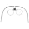 Honeywell North Spectacle Insert For All Full Facepieces, Metal Frame With Wire Spring. 760024 760024 - alternate 1