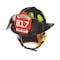 Cairns Fire Helmet, Fiberglass, Ratchet, Red, Fits Hat Size 6-3/8 to 8-3/8 , Traditional 1010FSR - alternate 1