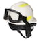Bullard Fire Helmet, Thermoplastic, 6 pt Ratchet, Lime-Yellow, Fits Hat Size 6-1/2 to 8 , Modern URXLY - alternate 6