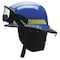 Bullard Fire Helmet, Blue, Modern, Thermoplastic, 4 pt Ratchet, Fits Hat Size 6-1/2 to 8 LTXBLGIZ4 - alternate 1