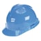 Msa Safety Hard Hat, V-Gard, Polyethylene, 4 Point Ratchet, Type 1, Class E, Blue 477478 - alternate 1