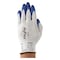 Ansell Coated Gloves, Nitrile, Smooth, Palm, 4 Abrasion Level, White, M (8) 1 PR 11-900 - alternate 1