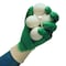 Ansell Coated Gloves, Nitrile, Textured, 3/4 Dip, 3 Abrasion Level, Green, S (7) 1 PR 47-200 - alternate 2
