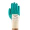 Ansell Coated Gloves, Nitrile, Textured, 3/4 Dip, 3 Abrasion Level, Green, S (7) 1 PR 47-200 - alternate 1