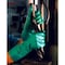 Ansell AlphaTec(R) Solvex Chemical Resistant Gloves, Nitrile, 13 in L, 18.11 mil, Green, 9, 1 PR 37-175 - alternate 2