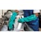 Ansell AlphaTec(R) Solvex 37-185 Chemical Resistant Gloves, Nitrile, 18 in L, 22 mil, Green, 11, 1 PR 37-185 - alternate 3