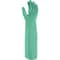 Ansell AlphaTec(R) Solvex 37-185 Chemical Resistant Gloves, Nitrile, 18 in L, 22 mil, Green, 11, 1 PR 37-185 - alternate 7
