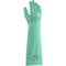 Ansell AlphaTec(R) Solvex 37-185 Chemical Resistant Gloves, Nitrile, 18 in L, 22 mil, Green, 11, 1 PR 37-185 - alternate 4