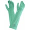 Ansell AlphaTec(R) Solvex 37-185 Chemical Resistant Gloves, Nitrile, 18 in L, 22 mil, Green, 11, 1 PR 37-185 - alternate 5