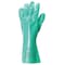 Ansell Chemical Resistant Gloves, Nitrile, 14 in L, 47 mil, Green, 9, 1 PR 39-124 - alternate 1