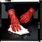 Ansell Solvex 15-554 Chemical Resistant Gloves, PVA, 14 in L, 37.5 mil, Red, 9, 1 PR 15-554 - alternate 1
