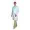 Cellucap Laboratory Barrier Gown, Polyethylene, Polypropylene, Serged, 1.8 mil, 44 in, White, Universal 434TGRA - alternate 6