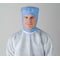 Cellucap Disposable Hood, Polypropylene, Serged Seam, Blue, Covers Ears, Face, Head, Neck , 50 PK 965SGRA - alternate 1