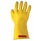Salisbury Electrical-Insulating Gloves, 1,000V AC, 1,500V DC, Rubber, 11" Length, Yellow, Size 10 1/2 E011Y/10H - alternate 1