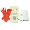 Salisbury Electrical-Insulating Glove Kit, 500V AC, 750V DC, Rubber, 11" Length, Red, Size 9 GK0011R/9 - alternate 1